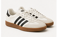 Cream Retro Sneaker